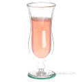 Coupe de crème glacée en verre